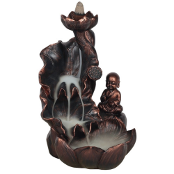 Backflow Burner Buddha Bronze effect Backflow Burner Buddha Bronze effect